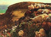 William Holman Hunt On English Coasts oil painting